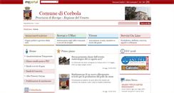 Desktop Screenshot of comune.corbola.ro.it